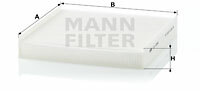 Filtr, vzduch v interiéru MANN-FILTER