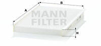 Filtr, vzduch v interiéru MANN-FILTER