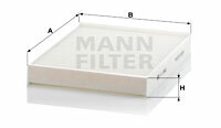 Filtr, vzduch v interiéru MANN-FILTER