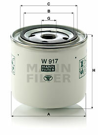 Olejový filtr MANN-FILTER