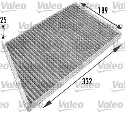 Filtr, vzduch v interiéru VALEO