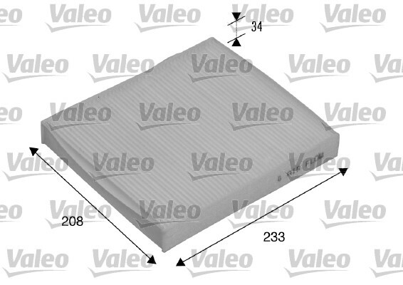 Filtr, vzduch v interiéru VALEO