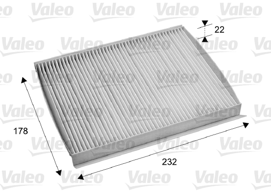 Filtr, vzduch v interiéru VALEO