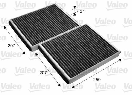 Filtr, vzduch v interiéru VALEO