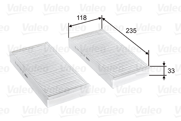 Filtr, vzduch v interiéru VALEO