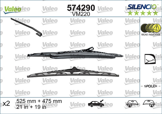 List stěrače VALEO