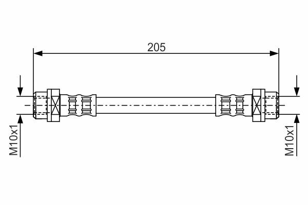 Brzdová hadice BOSCH