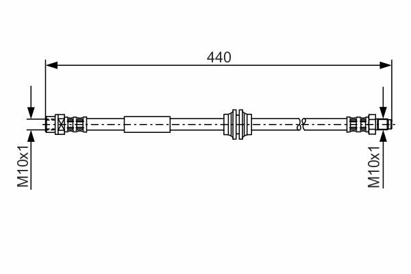 Brzdová hadice BOSCH