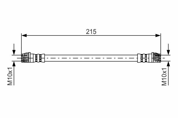 Brzdová hadice BOSCH