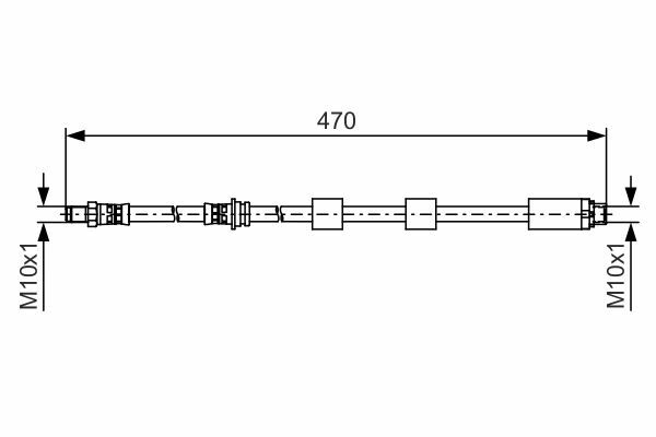 Brzdová hadice BOSCH