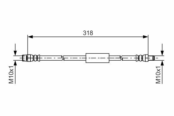 Brzdová hadice BOSCH