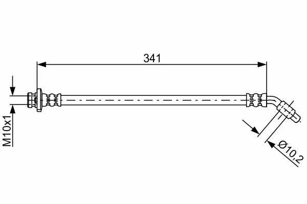 Brzdová hadice BOSCH