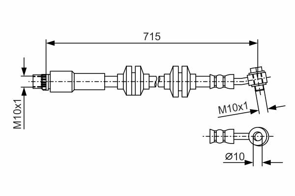 Brzdová hadice BOSCH