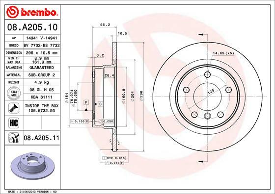 Brzdový kotouč BREMBO