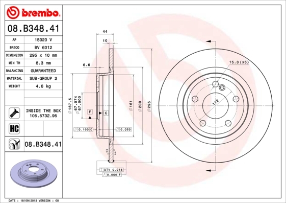 Brzdový kotouč BREMBO