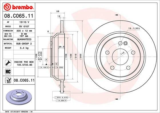 Brzdový kotouč BREMBO