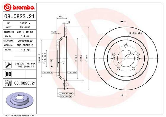 Brzdový kotouč BREMBO