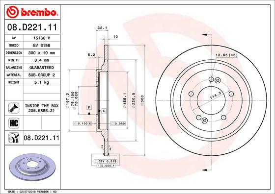 Brzdový kotouč BREMBO