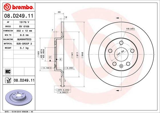 Brzdový kotouč BREMBO