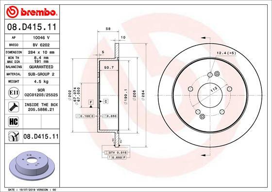 Brzdový kotouč BREMBO