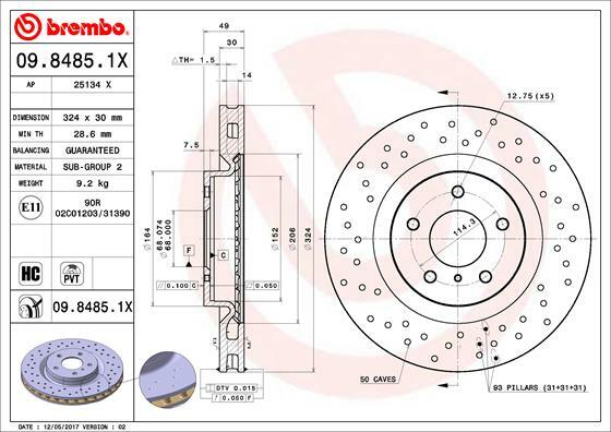 Brzdový kotouč BREMBO