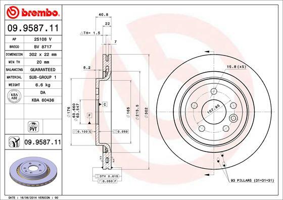 Brzdový kotouč BREMBO