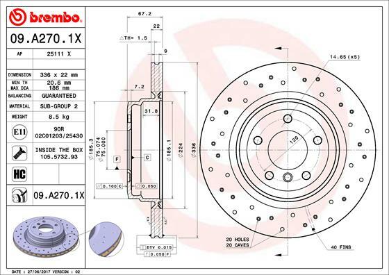 Brzdový kotouč BREMBO