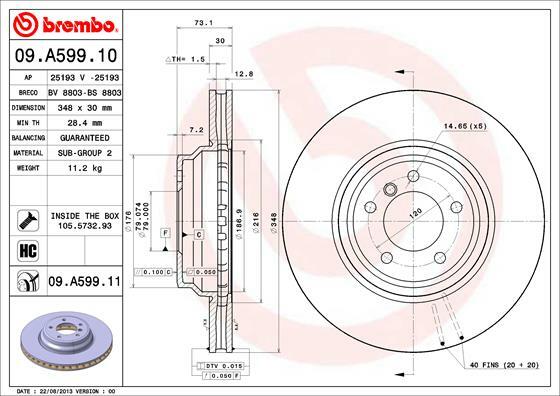 Brzdový kotouč BREMBO