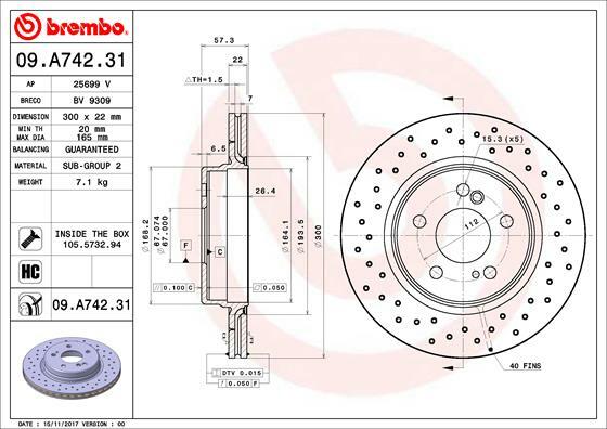 Brzdový kotouč BREMBO