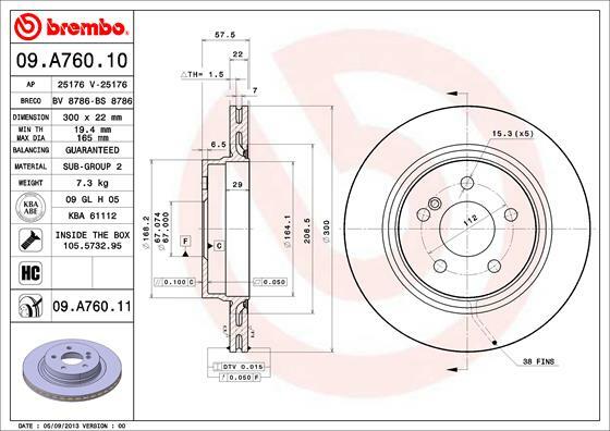 Brzdový kotouč BREMBO