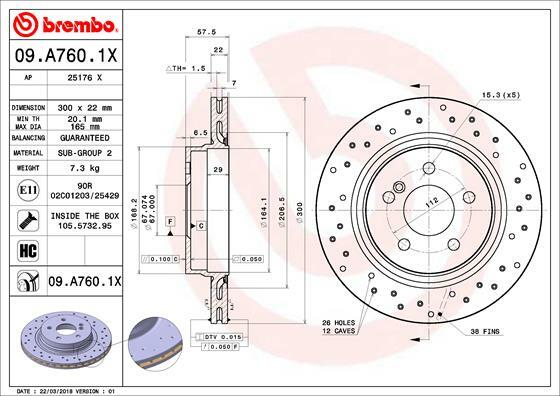 Brzdový kotouč BREMBO