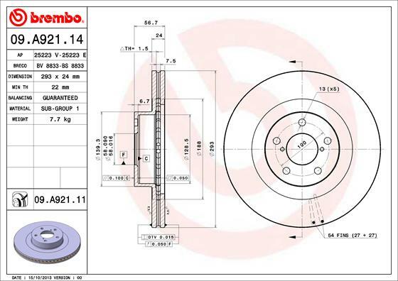 Brzdový kotouč BREMBO