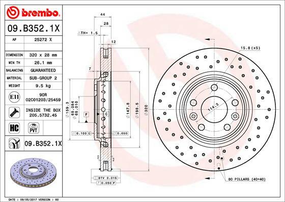 Brzdový kotouč BREMBO