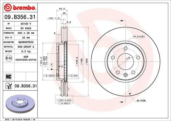 Brzdový kotouč BREMBO