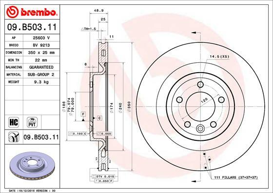 Brzdový kotouč BREMBO