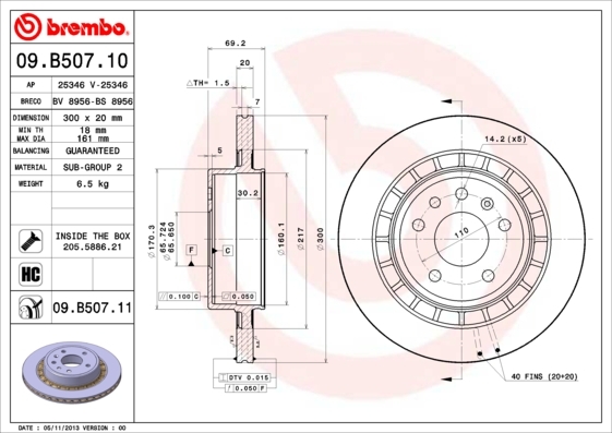 Brzdový kotouč BREMBO