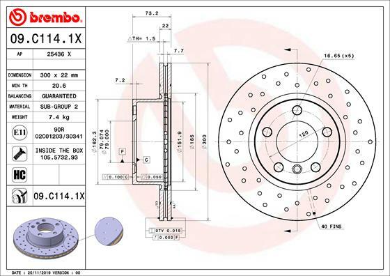 Brzdový kotouč BREMBO