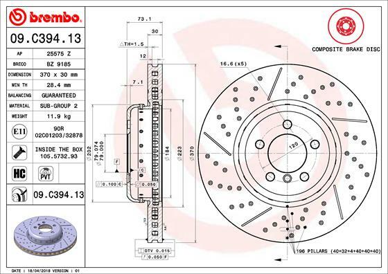 Brzdový kotouč BREMBO