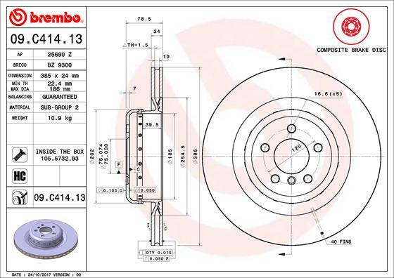 Brzdový kotouč BREMBO