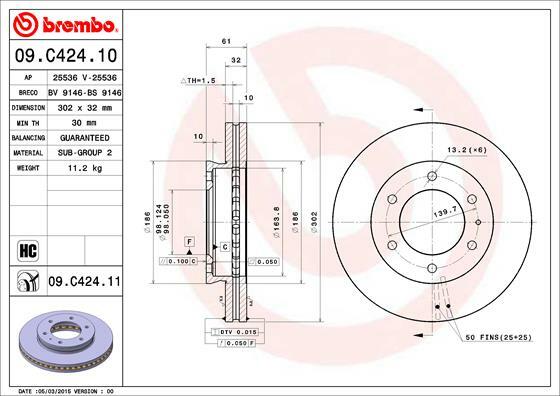 Brzdový kotouč BREMBO