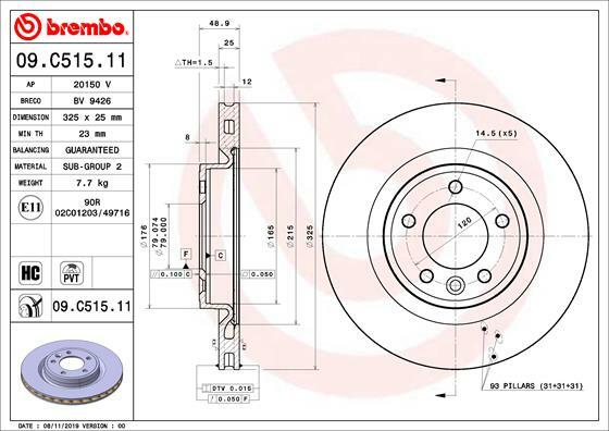 Brzdový kotouč BREMBO