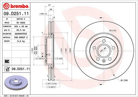 Brzdový kotouč BREMBO