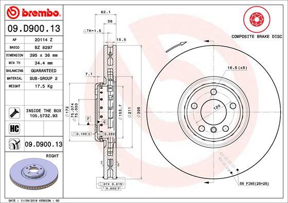 Brzdový kotouč BREMBO