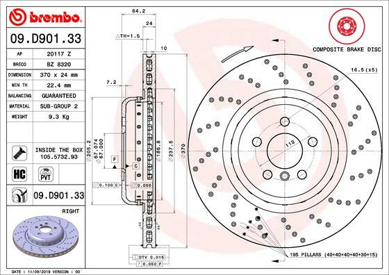 Brzdový kotouč BREMBO