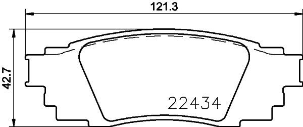 Sada brzdových destiček, kotoučová brzda BREMBO