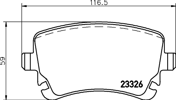 Sada brzdových destiček, kotoučová brzda BREMBO