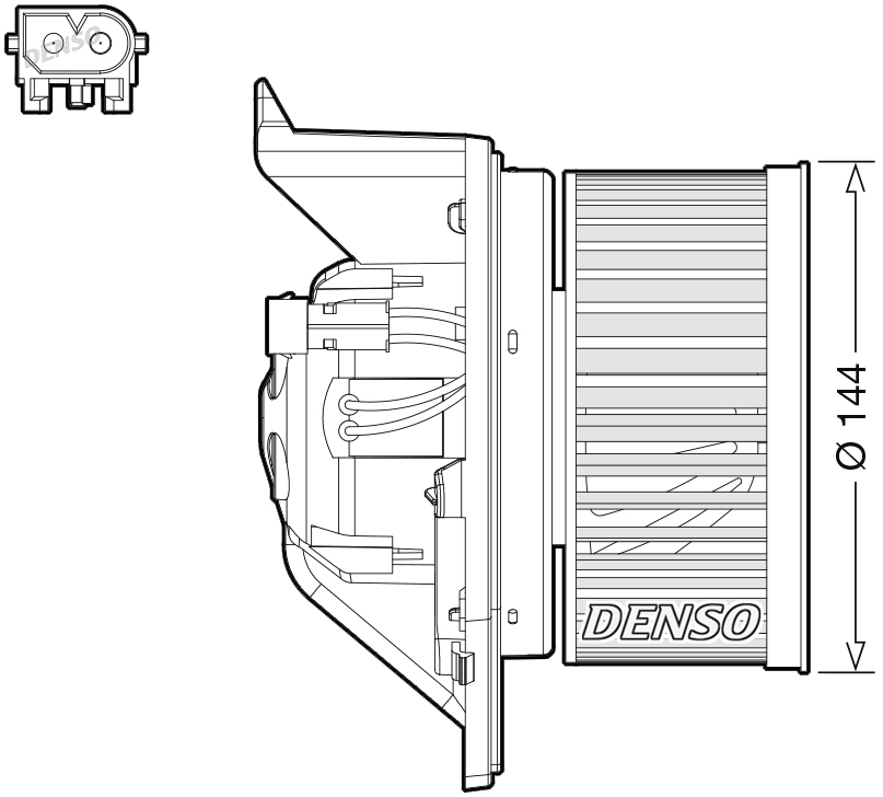 vnitřní ventilátor DENSO