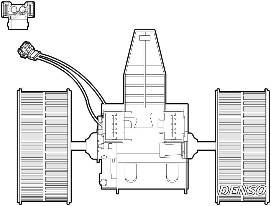 vnitřní ventilátor DENSO