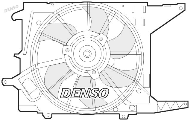 Větrák, chlazení motoru DENSO