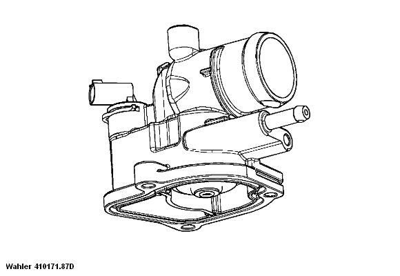 Termostat, chladivo BorgWarner (Wahler)